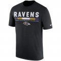 Baltimore Ravens Nike Sideline Legend Staff Performance T-Shirt - Black