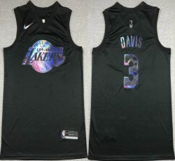 Nike Los Angeles Lakers #3 Anthony Davis black nba jerseys-XD