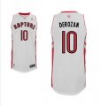 Toronto Raptors DEROZAN 10# white adidas NBA Jersey