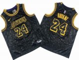 Youth Los Angeles Lakers 24# Kobe Bryant Black Stitched Jersey-S8