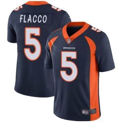 Nike Denver Broncos #5 Joe Flacco blue Color Rush Limited Jersey