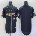 2023 World Cup Mexico blank black new majestic MLB baseball Jerseys-BD 42