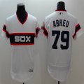 2016 Chicago White Sox #79 Jose Abreu white elite baseball jersey