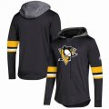 Custom Adidas Pittsburgh Penguins black personality Ice Hockey Hooded Sweatshirt 01