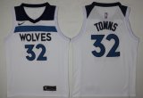 Nike Minnesota Timberwolves #32 Karl-Anthony Towns white basketball jersey