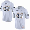 Custom Penn State #43 Mike Hull white fashion college football jersey