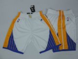 Golden State Warriors white nba shorts