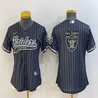 Youth Nike Oakland Raiders blank black baseball jerseys Joint name-BD 02