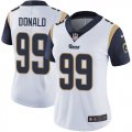 Women Nike Rams #99 Aaron Donald white Color Rush Limited Jersey