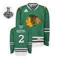 2013 NHL Stanley Cup Chicago Blackhawks #2 KEITH Green Jerseys