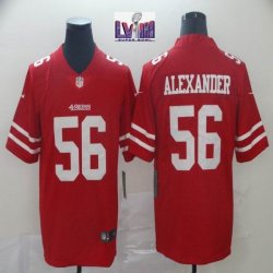 49ers #56 Kwon Alexander red nike Color Rush Limited Jersey-BD