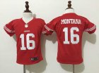 Nike San Francisco 49ers #16 Joe Montana red nfl Children Jerseys