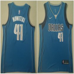 Dallas Mavericks 41# Dirk Nowitzki blue nike nba jerseys-XD