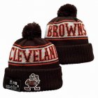 2024 Cleveland Browns team brown white orange NFL Sports Cuffed Knit Hats