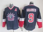 2015 New York Rangers #9 Adam Graves blue ice hockey Jersey