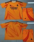 2024-2025 Real Madrid club orange soccer jersey away-QQ