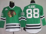 Chicago Blackhawks 88 Patrick Kane Green kid nhl jersey