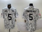 New York Giants #5 Kayvon Thibodeaux Nike Arctic Camo 2024 Salute to Service Limited Jersey