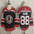 Adidas Chicago Blackhawks #88 Patrick Kane black red Ice hockey Jersey-FH