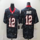 Nike Tampa Bay Buccaneers #12 Tom Brady black camo Color Rush Limited Jersey-BD