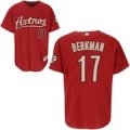 Houston Astros 17 Berkman Alternate red jersey