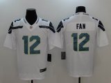 Seattle Seahawks #12 Fan Nike white Color Rush Limited Jersey