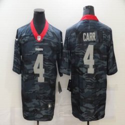 Nike Oakland Raiders #4 Derek Carr black Camo Color Rush Limited Jersey