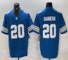 Nike Detroit Lions #20 Barry Sanders blue Vapor F.U.S.E. Limited Jersey -BD