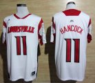 adidas Louisville Cardinals 2013 March Madness Luke Hancock 11 Authentic Jersey - White