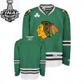 2013 NHL Stanley Cup Blank Green with Stanley Cup Finals Chicago Blackhawks Jerseys