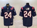 New England Patriots #24 Ty Law Nike blue Color Rush Limited Jersey