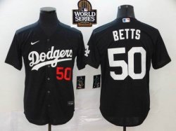 Nike Los Angeles Dodgers Mookie Betts black majestic baseball Jersey