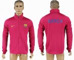 2017-2018 Barcelona red soccer jacket