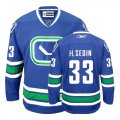 NHL Vancouver Canucks #33 H.SEDIN Blue Jersey