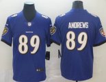 Baltimore Ravens #89 Mark Andrews purple nike Color Rush Limited Jersey