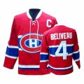 Montreal Canadiens #4 BELIVEAU Red CH Patch Jersey