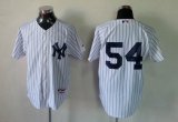 New York Yankees 54# White baseball Jersey