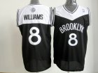 New Jersey Nets #8 Deron Williams black white nab Jerseys