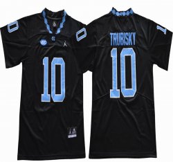 National Treasures Mitch Trubisky #10 Black college football jersey