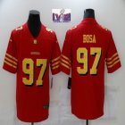 Nike San Francisco 49ers #97 Nick Bosa red gold Color Rush Limited Jersey