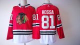 Adidas Chicago Blackhawks #81 Marian Hossa red hockey jersey