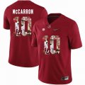 Custom Alabama Crimson Tide #10 AJ McCarron Red College Color Rush Limited Jerseys