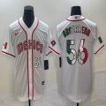 2023 World Cup Mexico #56 Randy Arozarena white green majestic baseball jerseys 19