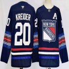 New York Rangers #20 Chris Kreider Navy NHL Jerseys-PD