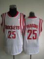 Houston Rockets PARSONS 25# white nba jerseys