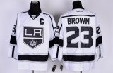 Los Angeles Kings 23 Dustin Brown White 3rd Premier Hockey Jersey