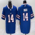 Nike Buffalo Bills #14 Stefon Diggs blue Color Rush Limited Jersey 03