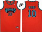 Nike Vancouver Grizzlies #10 Mike Bibby red nba Jersey-XD