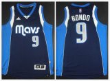 Dallas Mavericks #9 Rajon Rondo dark blue Swingman nba jerseys