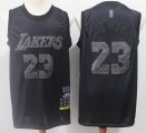 Los Angeles Lakers #23 LeBron James black basketball jersey Honor Edition-S8